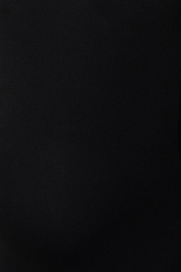 Linne av bomullsstretch, BLACK, detail image number 3