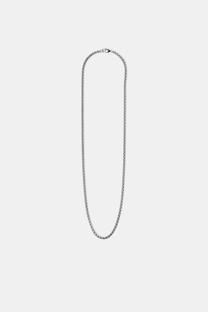 Boxigt halsband i rostfritt stål, SILVER, detail image number 0