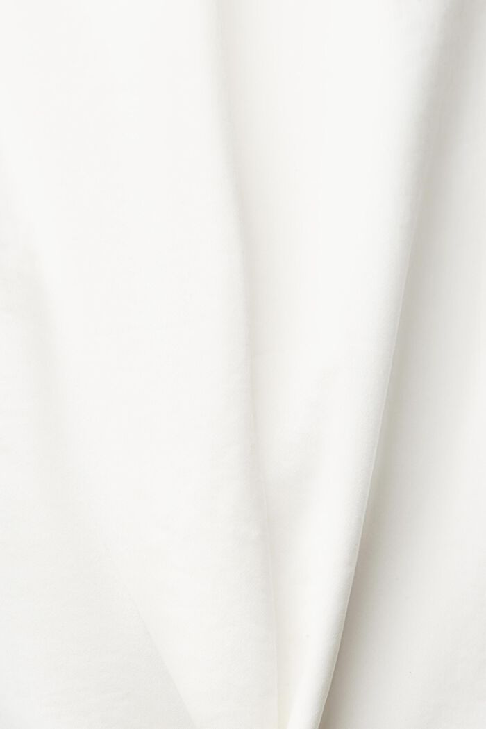 Hängselklänning i bomullsstretch, OFF WHITE, detail image number 3