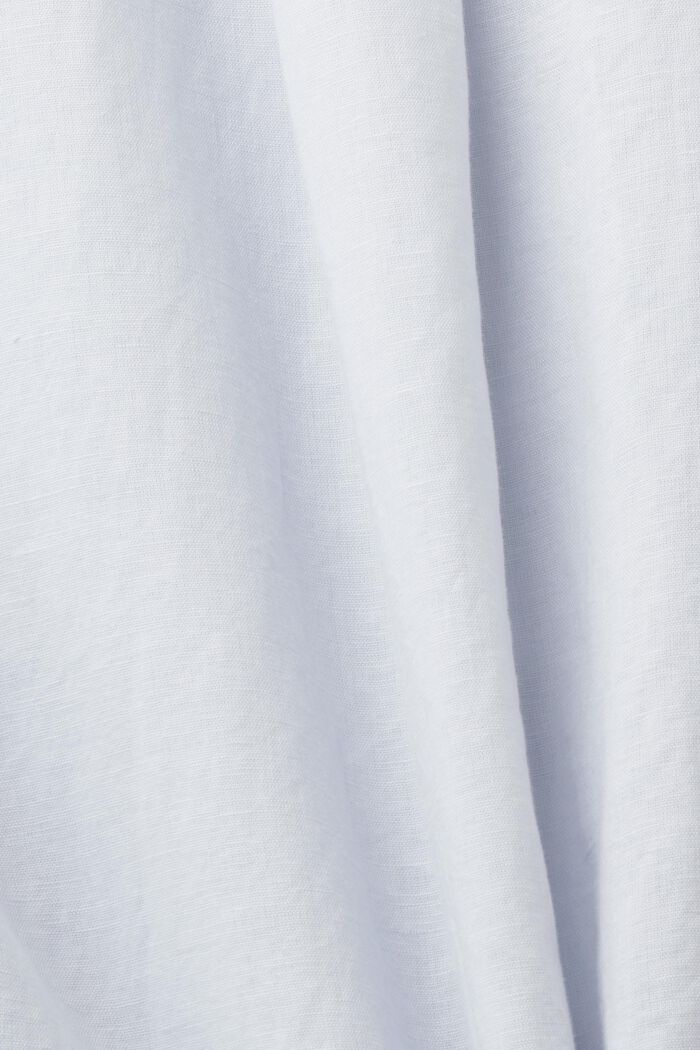 Skjorta i linne-bomullsmix, LIGHT BLUE, detail image number 5