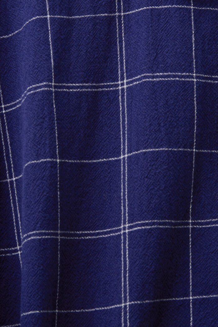Kortärmad skjorta i 100% bomull, DARK BLUE, detail image number 4