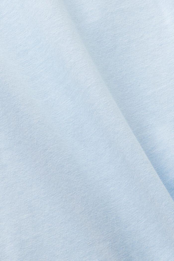 T-shirt i ekologisk bomull med tryck, PASTEL BLUE, detail image number 6
