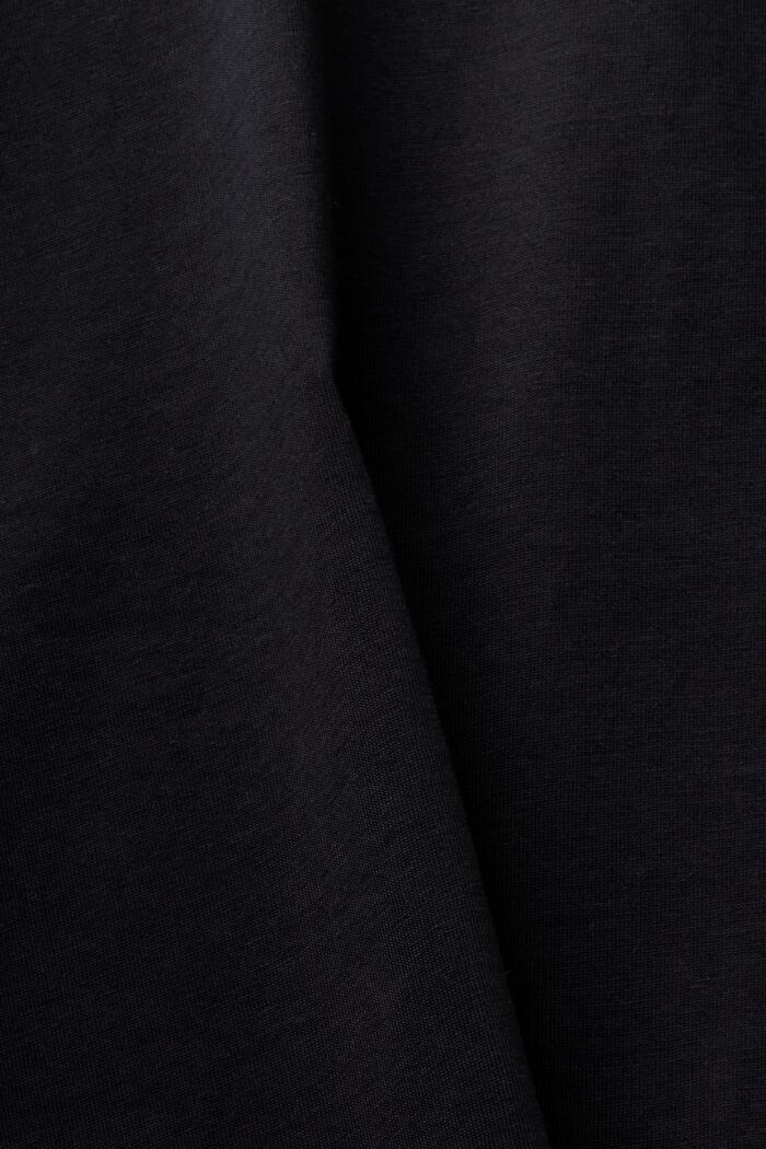 V-ringad T-shirt, BLACK, detail image number 5