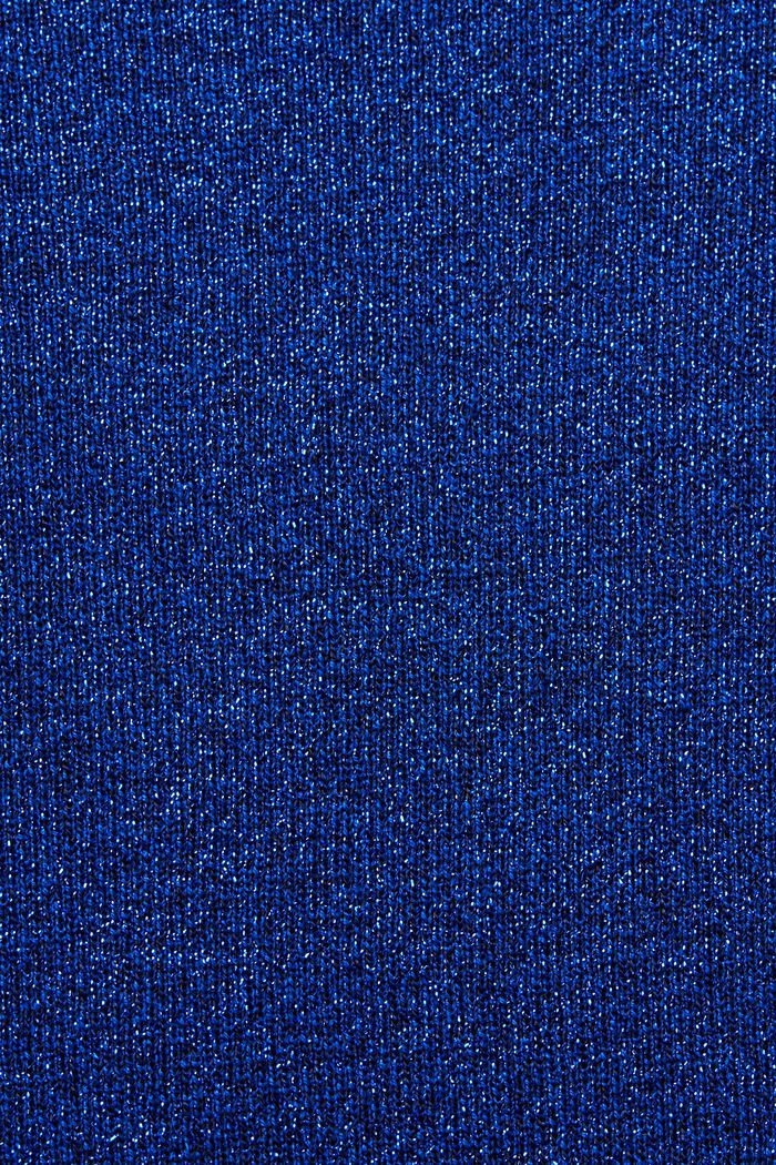 Glittrig långärmad topp, BRIGHT BLUE, detail image number 5