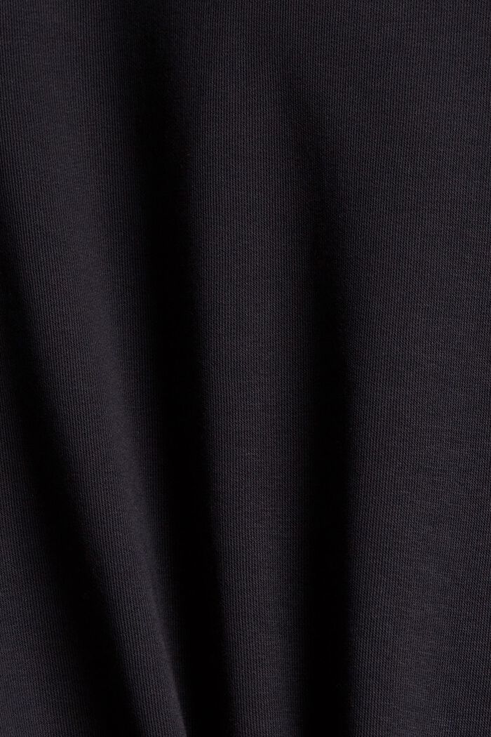 Återvunnet material: sweatklänning med huva, BLACK, detail image number 4