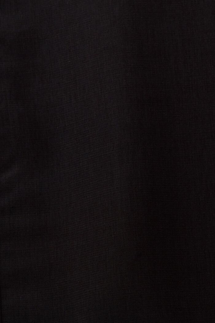 Halvtransparent blus, LENZING™ ECOVERO™, BLACK, detail image number 5