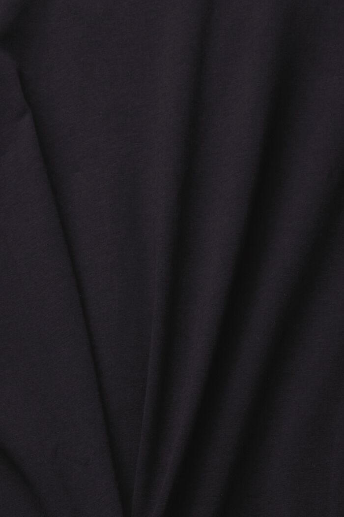 Jerseynattskjorta, BLACK, detail image number 1