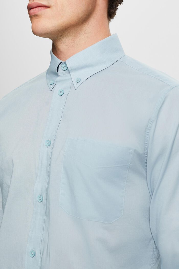Button down-skjorta, LIGHT BLUE, detail image number 3