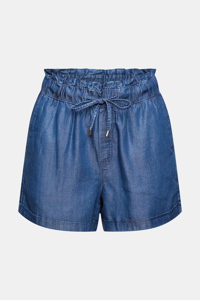 Av TENCEL™: shorts i denimlook, BLUE MEDIUM WASHED, detail image number 7