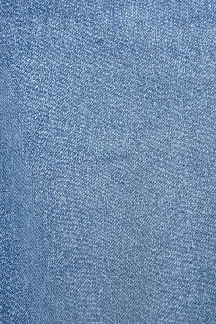 Avslappnade jeans med smal passform, BLUE MEDIUM WASHED, detail image number 6