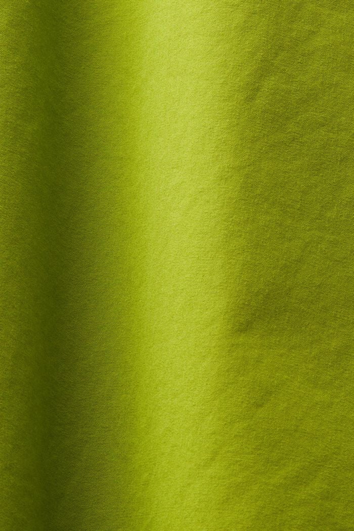 Poplinskjorta i bomull, LEAF GREEN, detail image number 5