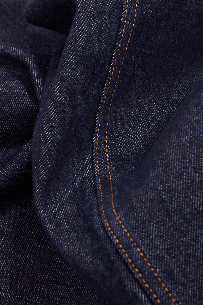 Raka jeans med medelhög midja, BLUE RINSE, detail image number 6