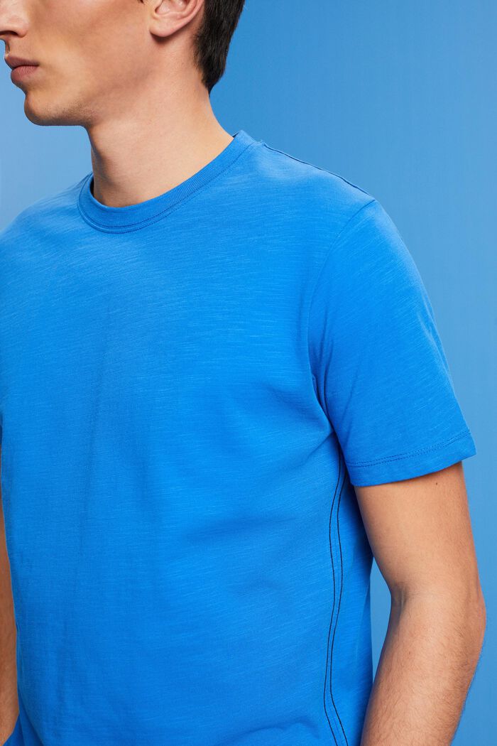 T-shirt i bomullsjersey, BRIGHT BLUE, detail image number 2