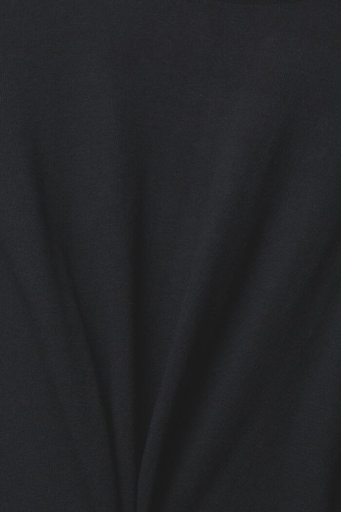 Stickad jumper, BLACK, detail image number 1