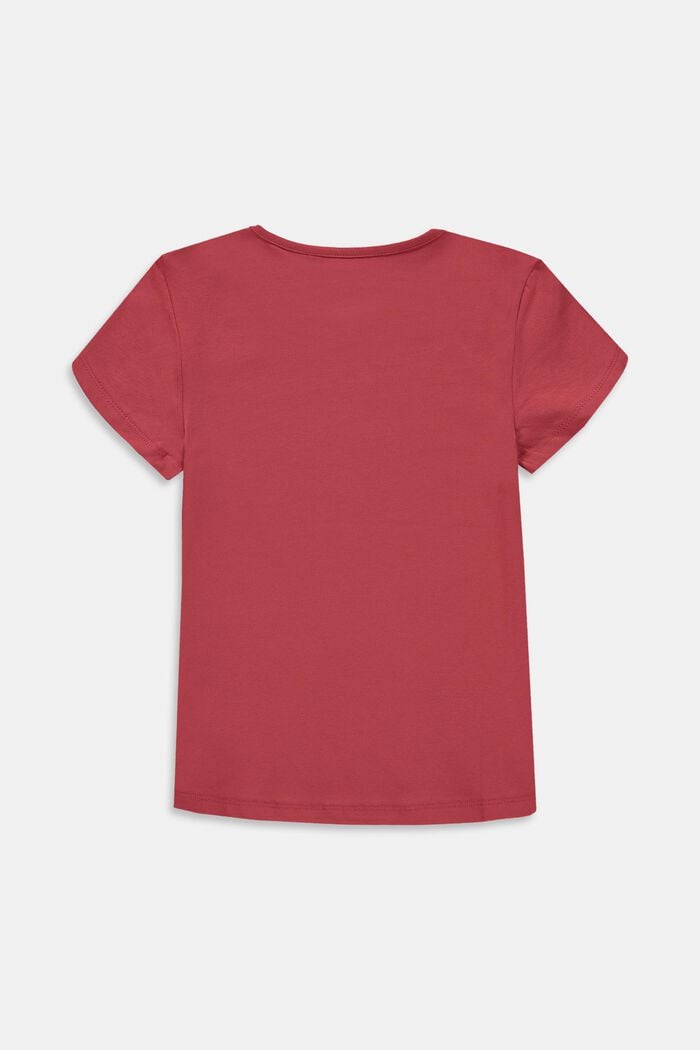 T-shirt med tryck, GARNET RED, detail image number 1