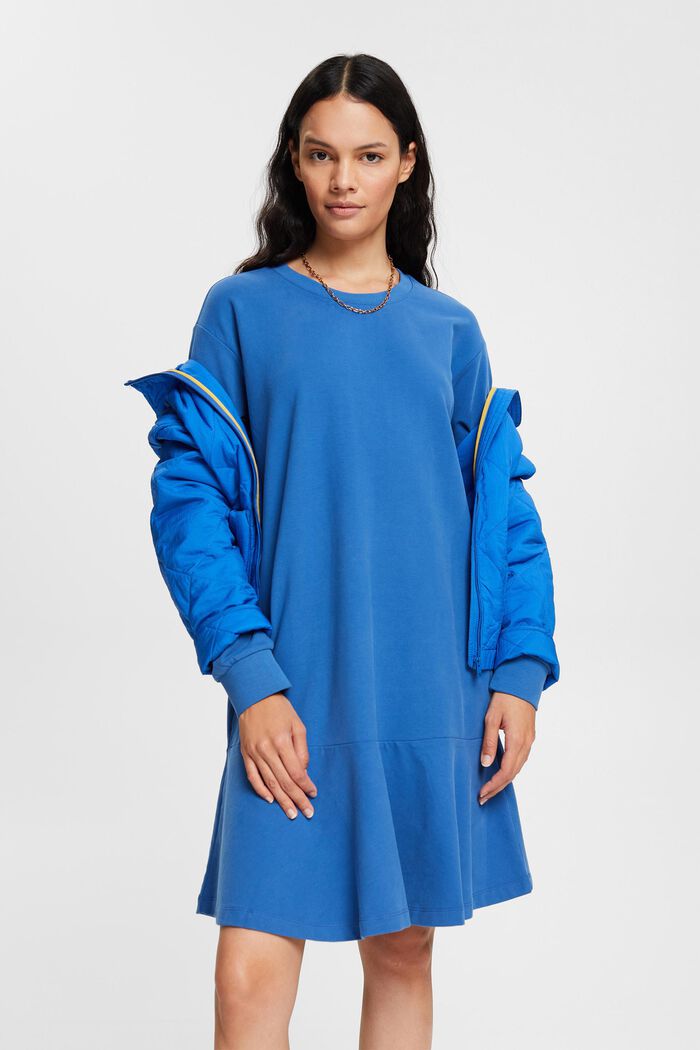 Sweatshirtklänning, BLUE, detail image number 7