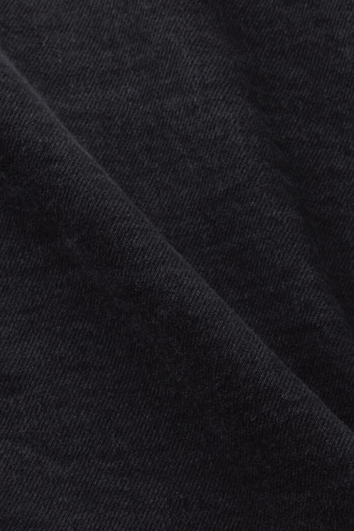 Jeansjacka med strass, BLACK DARK WASHED, detail image number 8