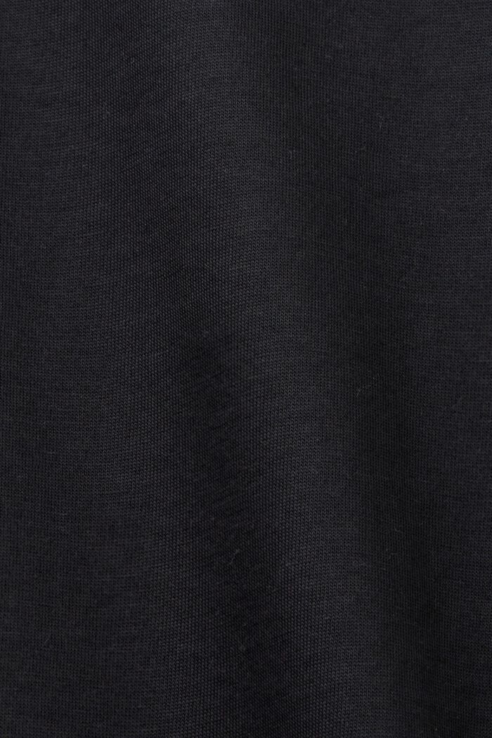 Jersey miniklänning, 100% bomull, BLACK, detail image number 5