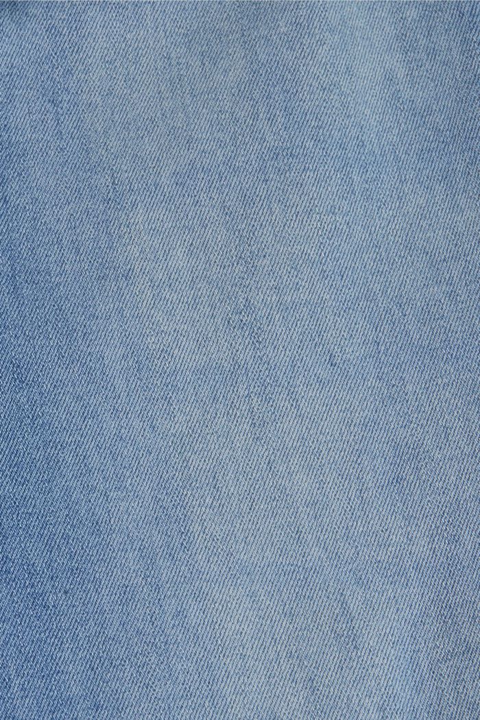 Tvättade jeans med ekobomull, BLUE LIGHT WASHED, detail image number 4