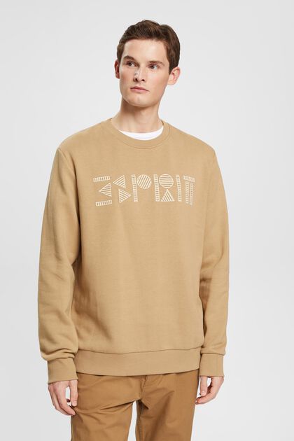 Sweatshirt med logotryck