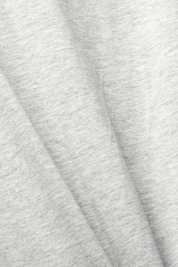 T-shirt av jersey med tryck, ekobomullsmix, LIGHT GREY, detail image number 5