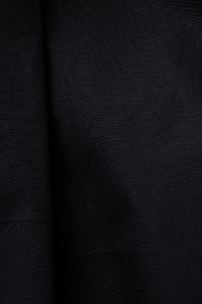 Långärmad poplinskjorta, BLACK, detail image number 5