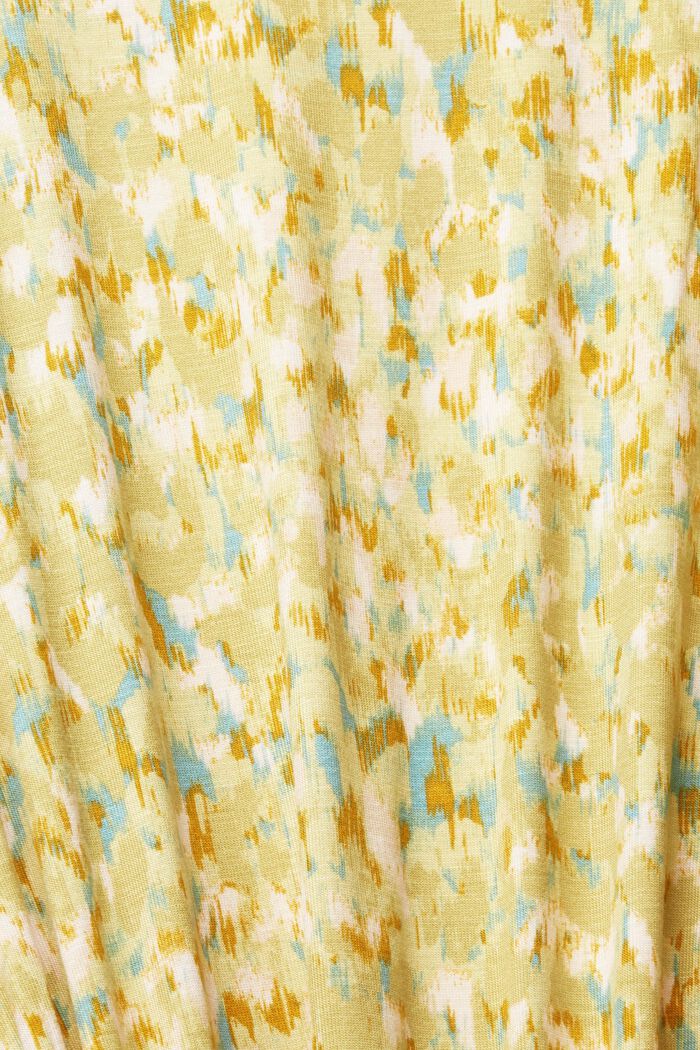 Mönstrad kimono i jersey, PISTACHIO GREEN, detail image number 5