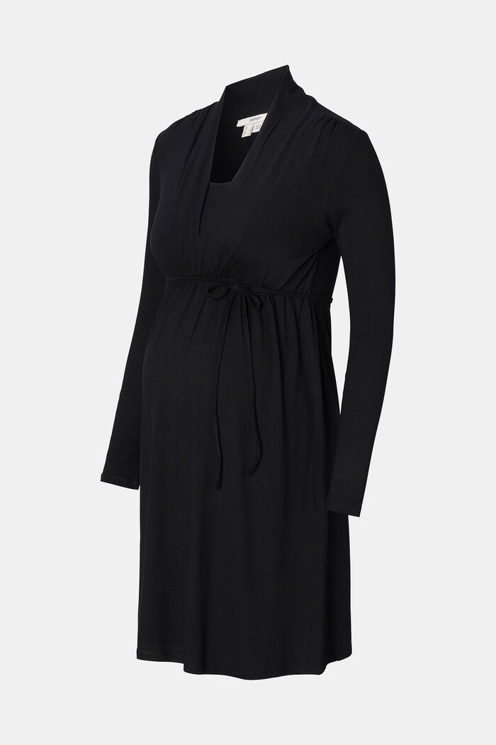 Dresses knitted, BLACK INK, detail image number 6