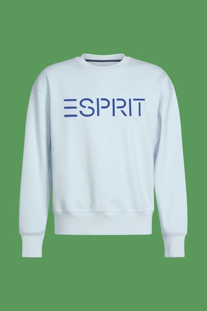 Unisex-sweatshirt i bomullsfleece med logo