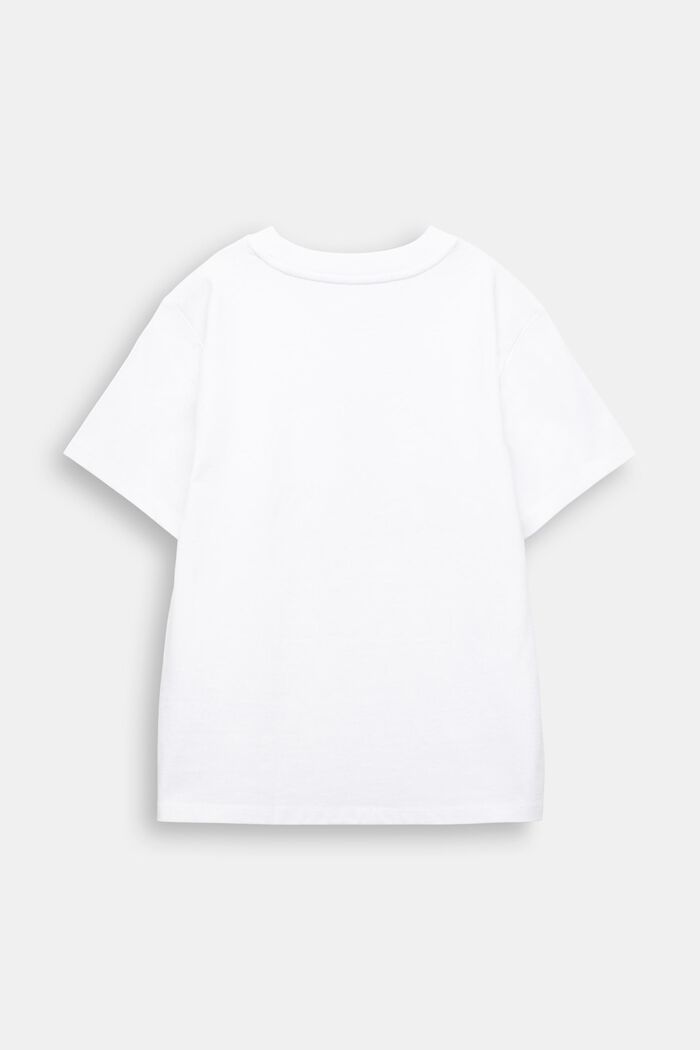 Grafisk T-shirt i bomullsjersey, WHITE, detail image number 2