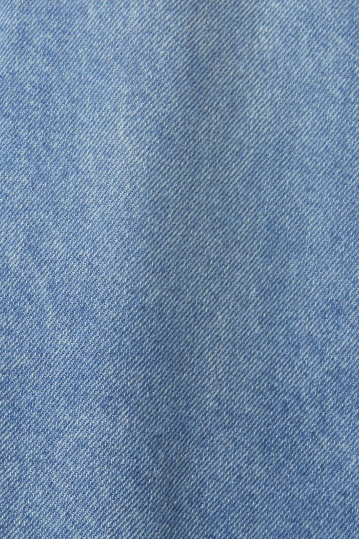 Jeanskjol med paperbaglinning, BLUE LIGHT WASHED, detail image number 6