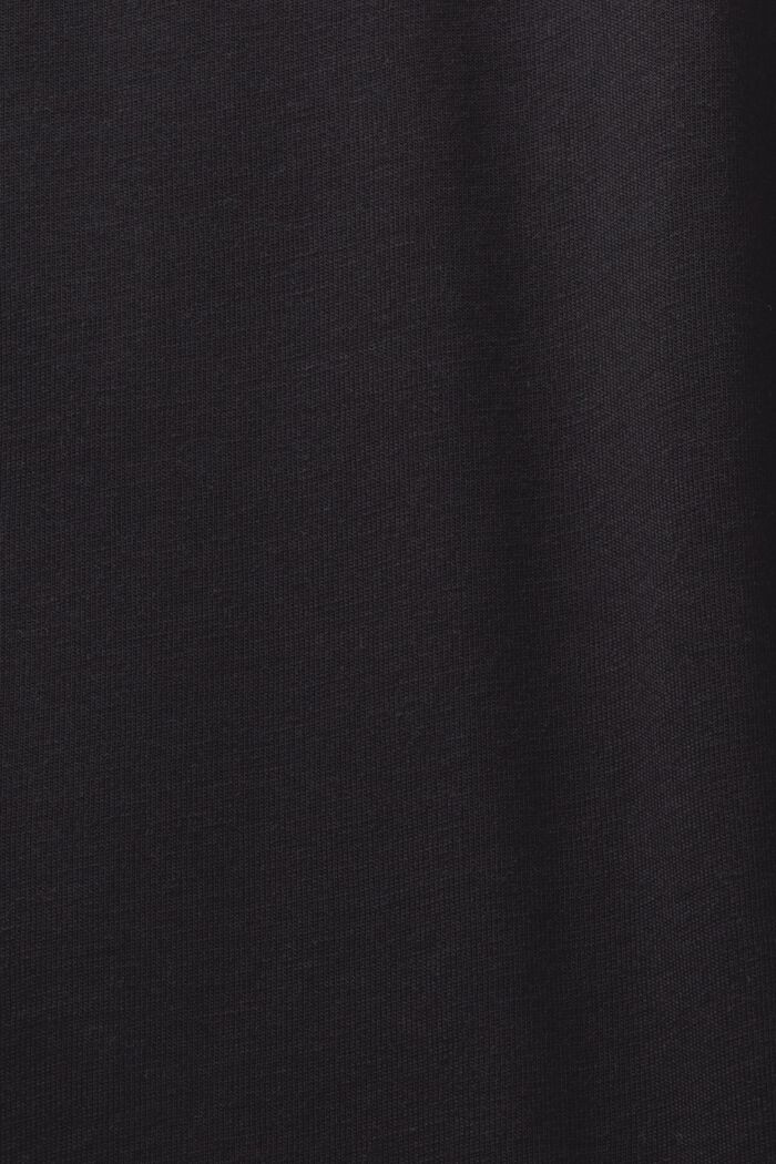 Ärmlös T-shirt med paljettryck, BLACK, detail image number 5