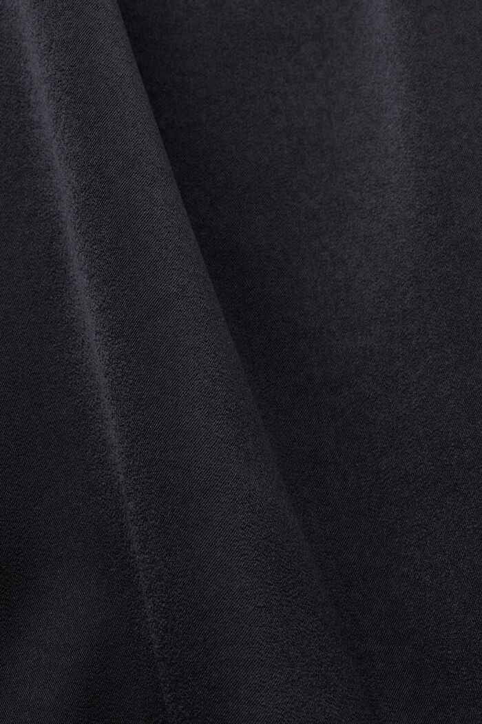 Satinlinne med smala axelband, BLACK, detail image number 6