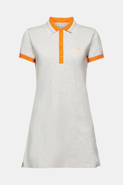 T-shirt-miniklänning med tenniskrage