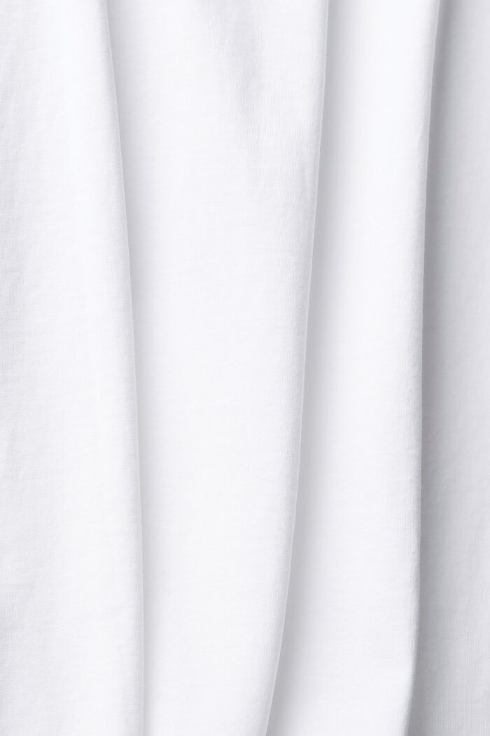 T-shirt i jersey med tryck framtill, WHITE, detail image number 1
