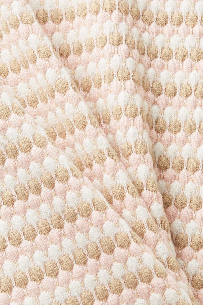 Flerfärgad tröja, bomullsmix, SAND, detail image number 4