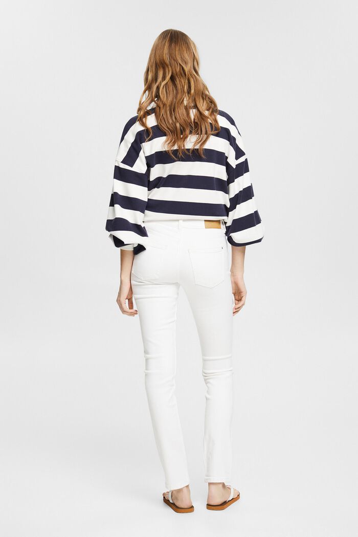 Smala jeans med stretch, WHITE, detail image number 3