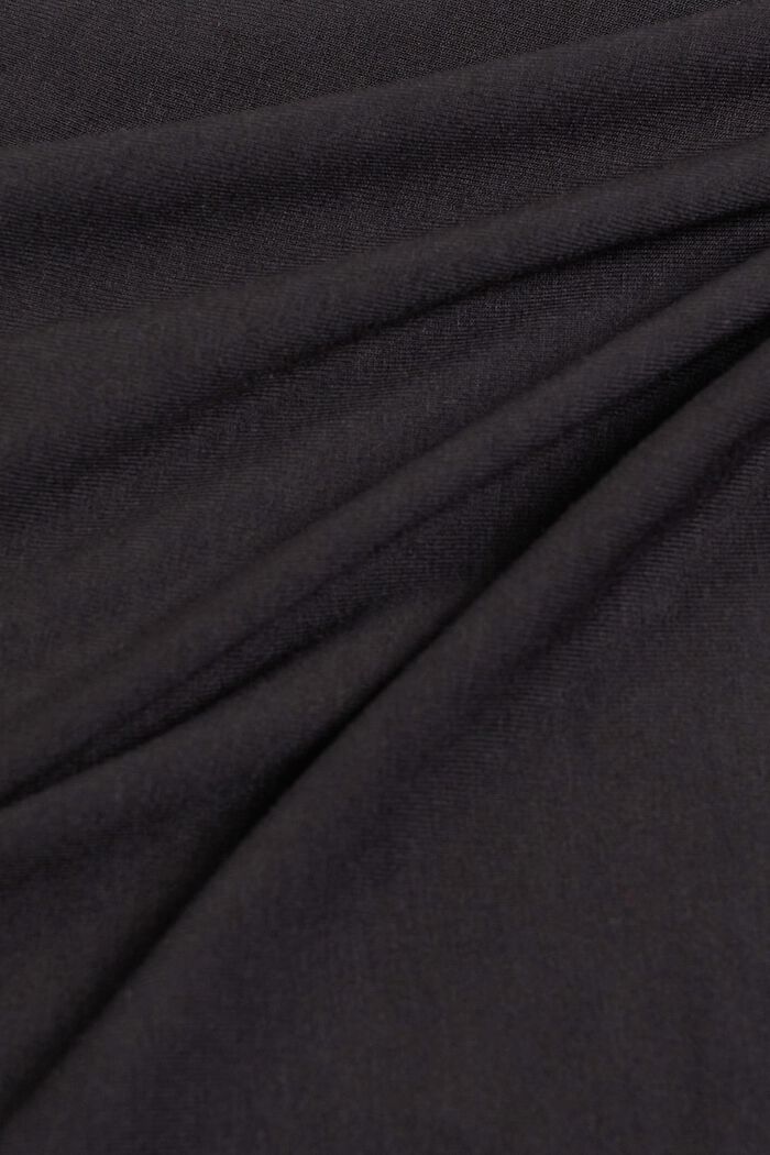 Pyjamasset med spets, LENZING™ ECOVERO™, BLACK, detail image number 4