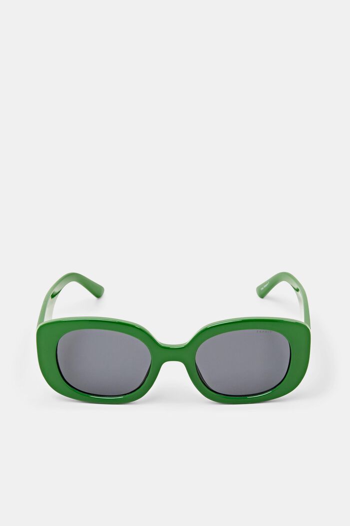Fyrkantiga solglasögon, GREEN, detail image number 0