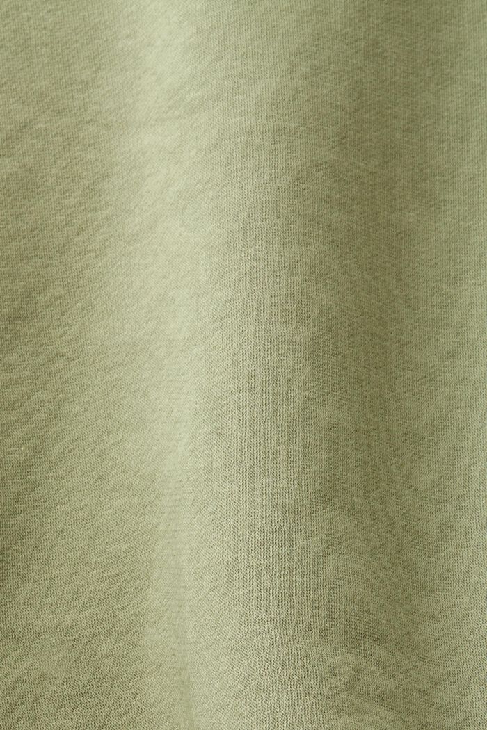Återvunnet material: enfärgad sweatshirt, LIGHT KHAKI, detail image number 5