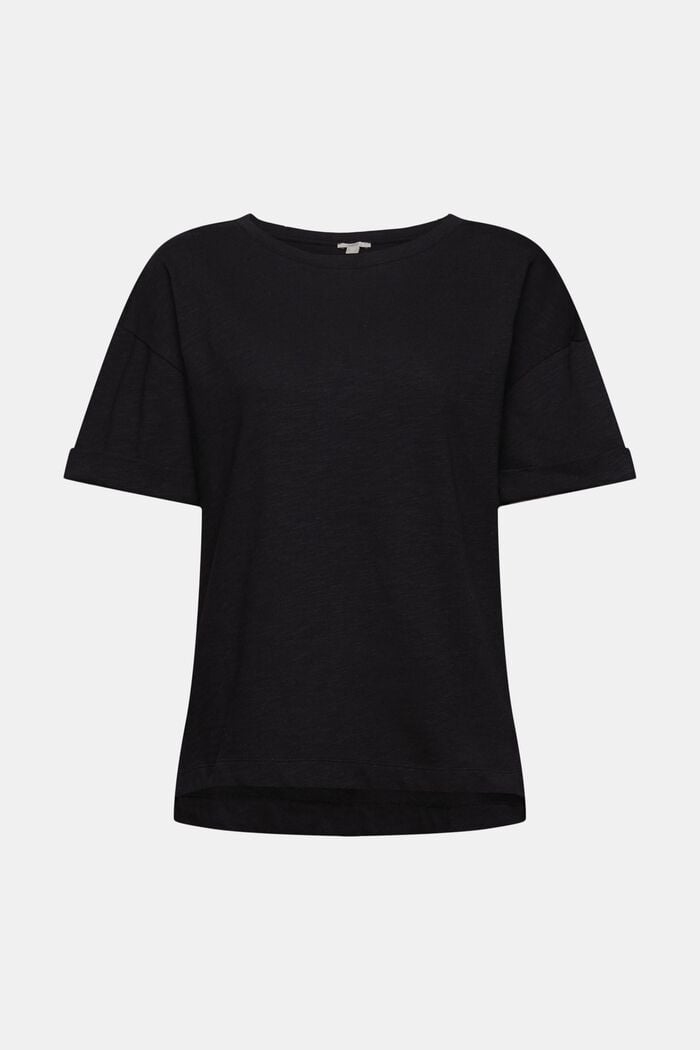 T-shirt i 100% bomull, BLACK, detail image number 5
