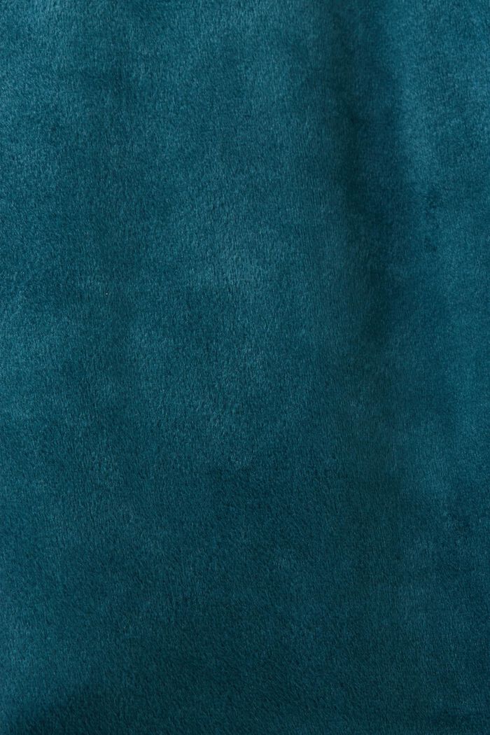 Mjukisbyxa i sammet, PETROL BLUE, detail image number 4