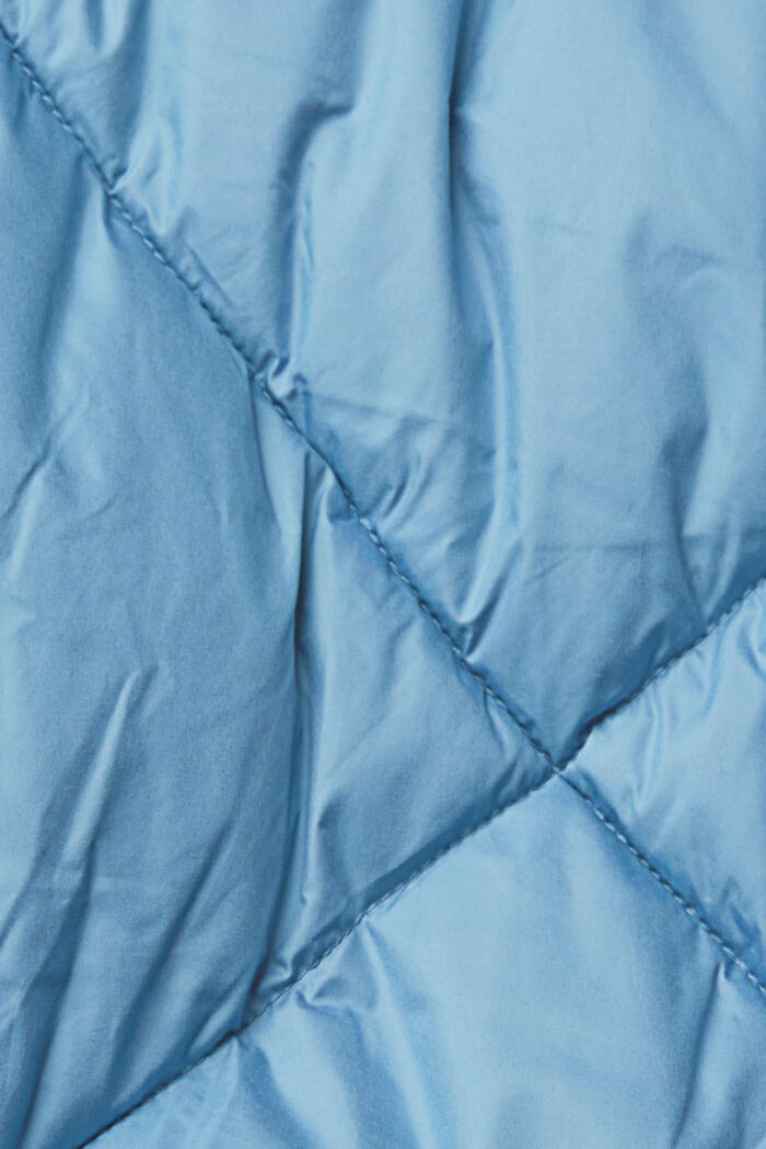 Lång kappa med rombquiltning, BLUE LAVENDER, detail image number 1