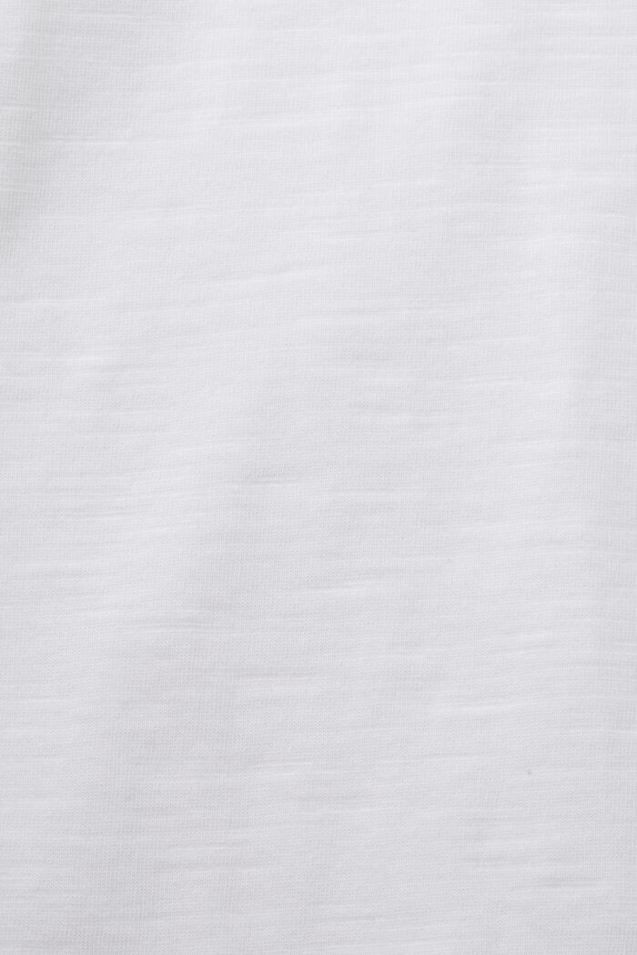 Långärmad topp, 100% bomull, WHITE, detail image number 5