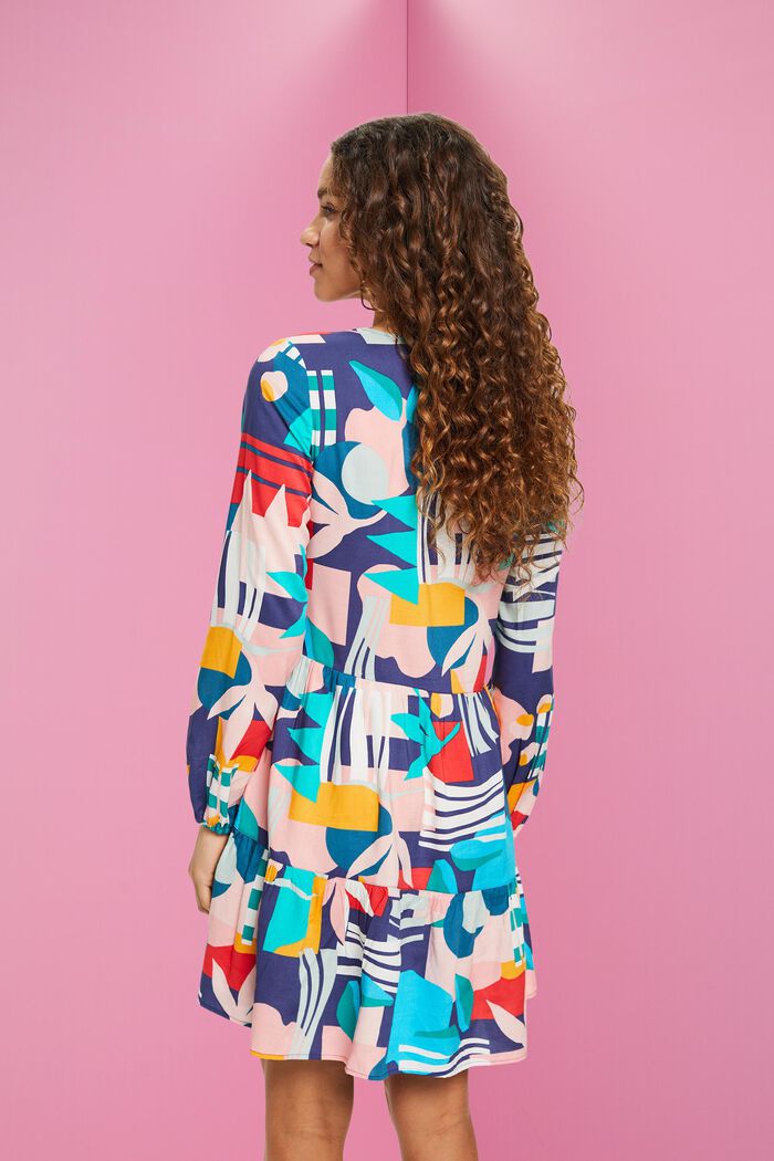 Strandklänning med flerfärgat tryck, INK, detail image number 1