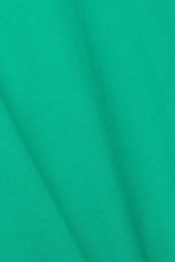 Huvtröja med kvartslång dragkedja, GREEN, detail image number 1