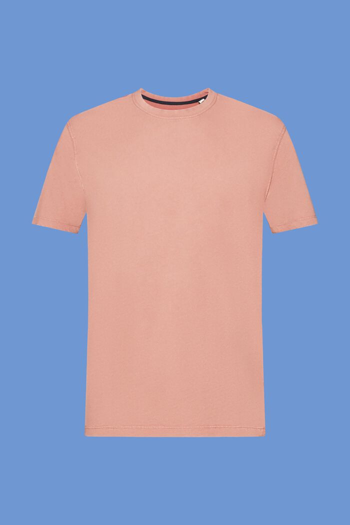 Plaggfärgad T-shirt i jersey, 100% bomull, DARK OLD PINK, detail image number 6