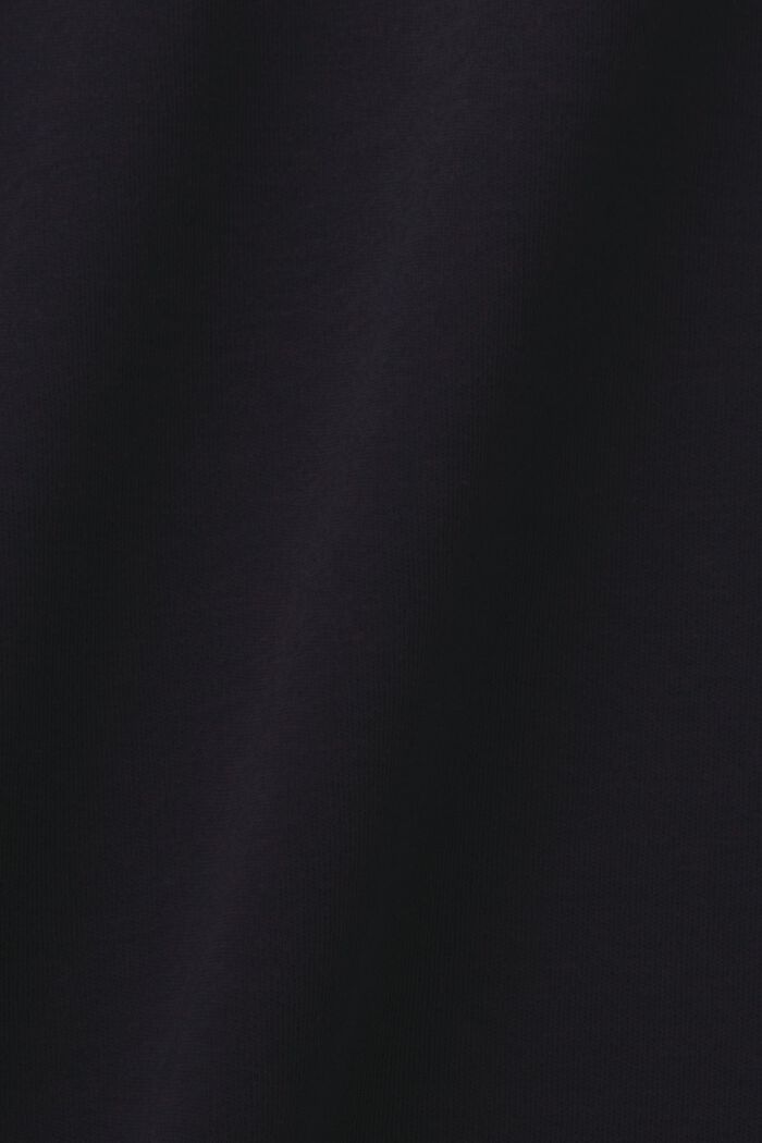 Rundringad T-shirt, 100% bomull, BLACK, detail image number 5