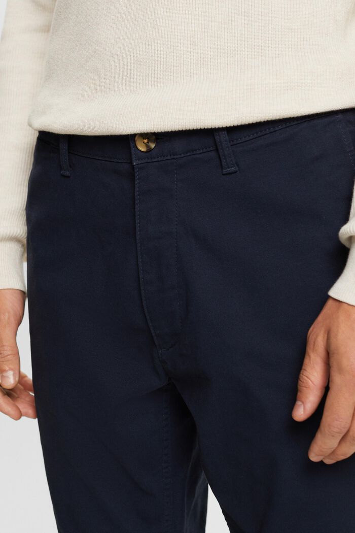Chinos, bomullsstretch, NAVY, detail image number 2
