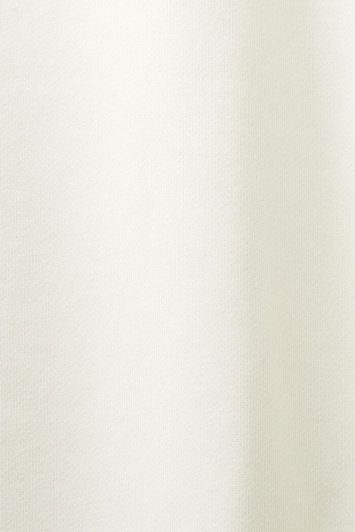 Unisex-sweatshirt i bomullsfleece med logo, OFF WHITE, detail image number 6